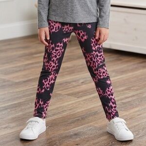 Pixie Lane High Shine Leopard Print Leggings Size 7